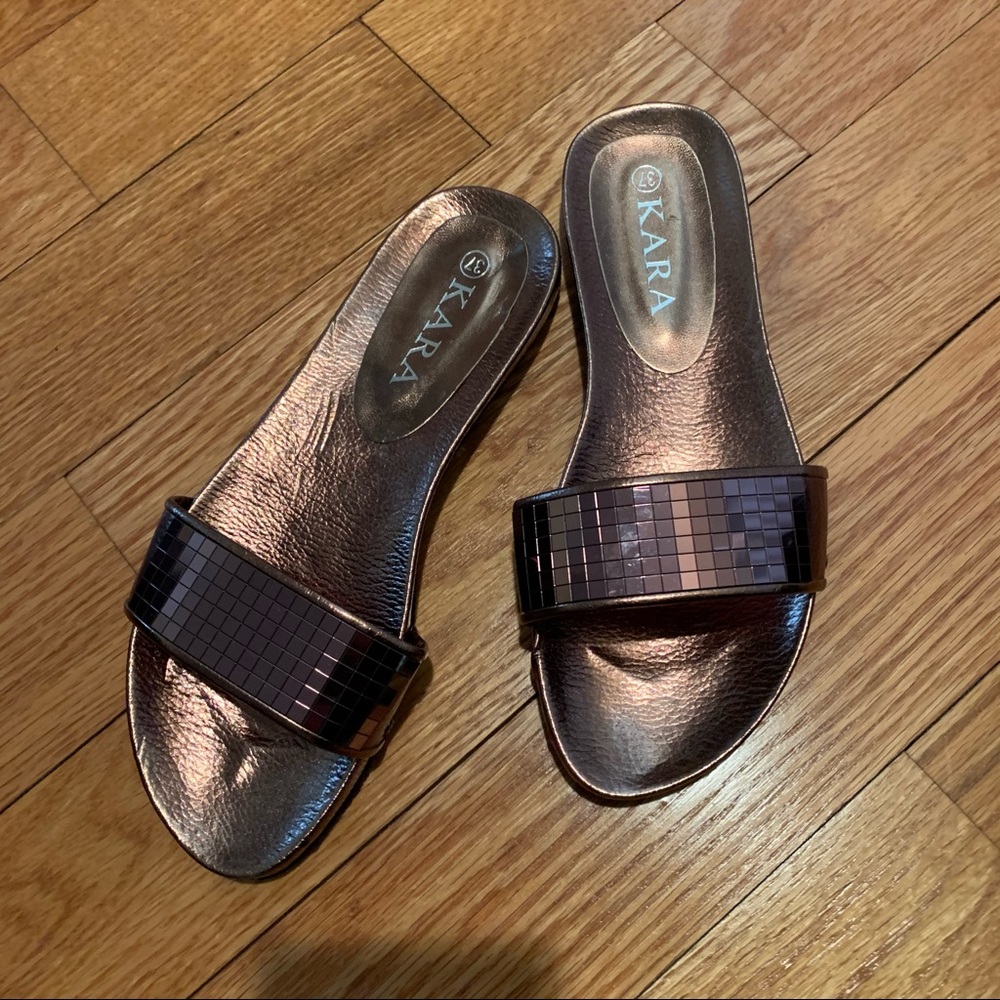 Bronze Sandals SZ 7
